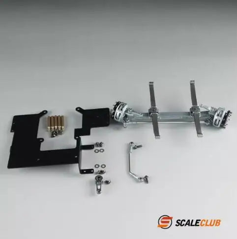 1/14 Front Axle Unpower Axle Metal Unpowered Brake Caliper For Tamiya Lesu 1/14 RC Truck