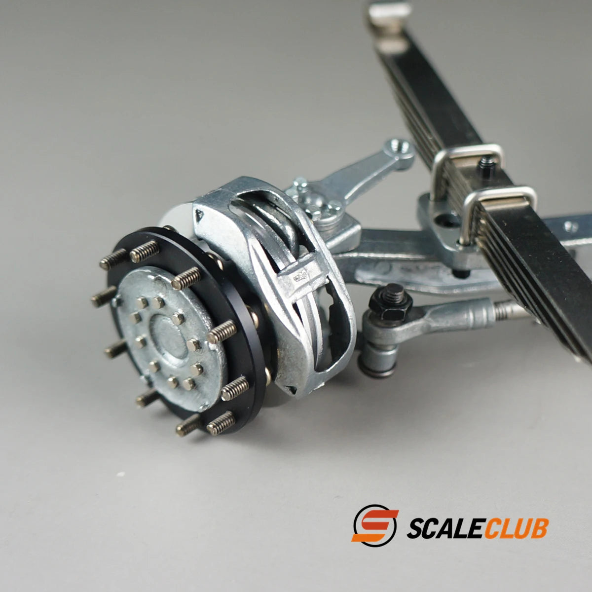 1/14 Front Axle Unpower Axle Metal Unpowered Brake Caliper For Tamiya Lesu 1/14 RC Truck