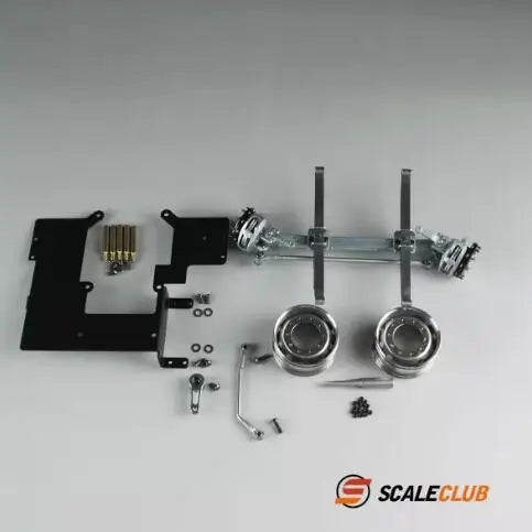 1/14 Front Axle Unpower Axle Metal Unpowered Brake Caliper For Tamiya Lesu 1/14 RC Truck