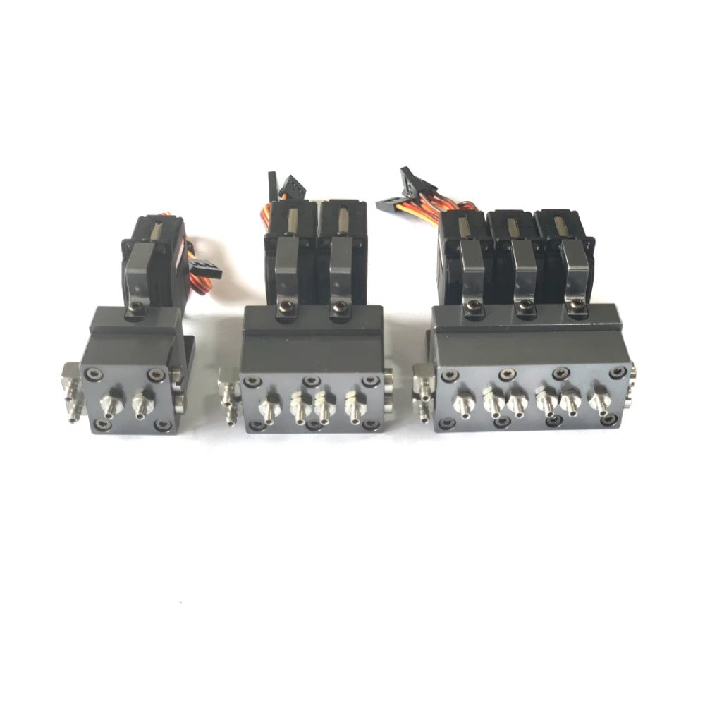 CUT MODEL CUT-9G-FA Hydraulic Model Directional Valve with Medium Return Function for 1/14 Rc Excavator