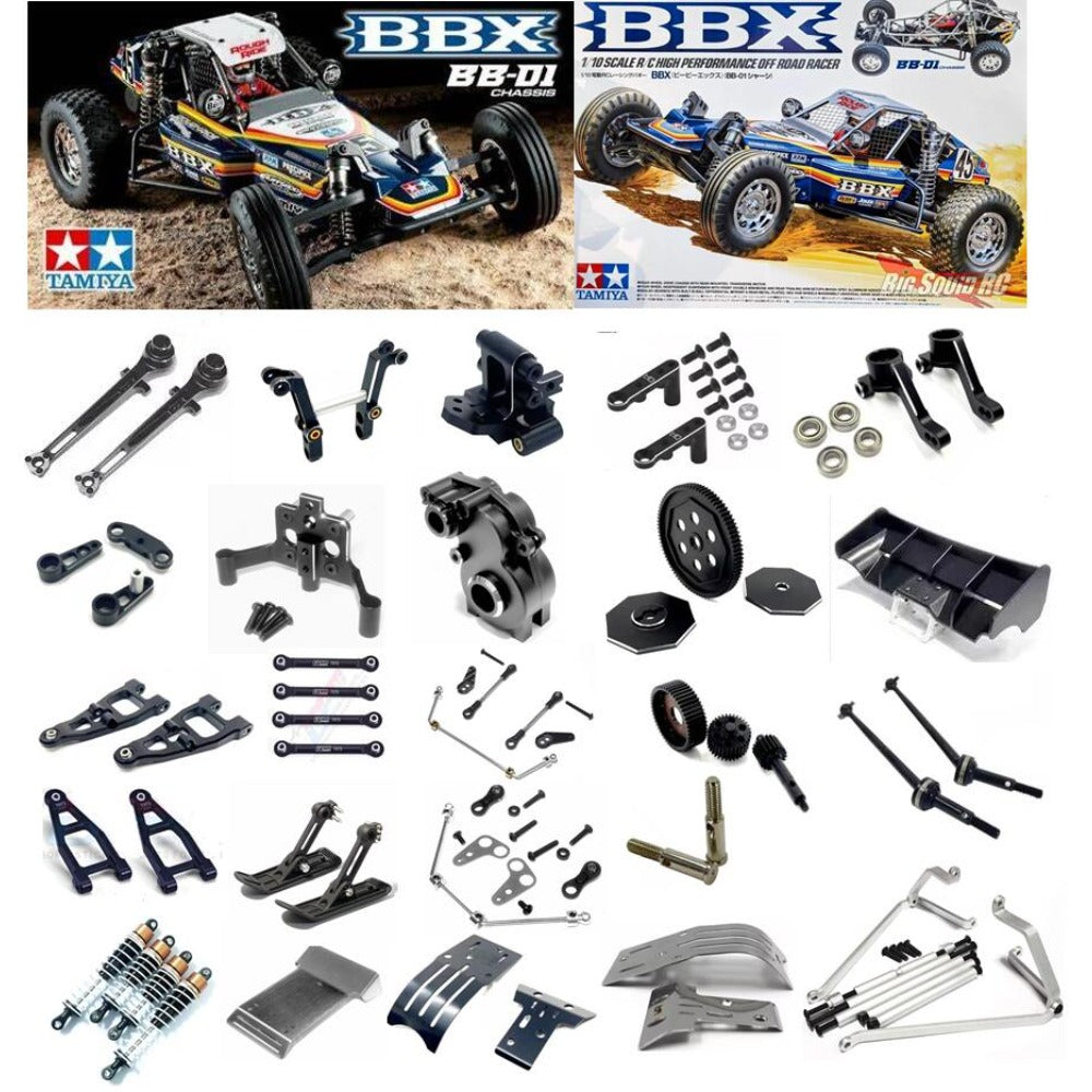 TAMIYA 1/10 BBX BB-01 Rc Car OP Parts Metal Frame Accessories