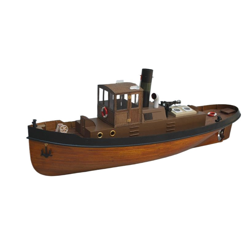 Tonyray 1/18 Vintage Steam Tug RC Wood kit Set