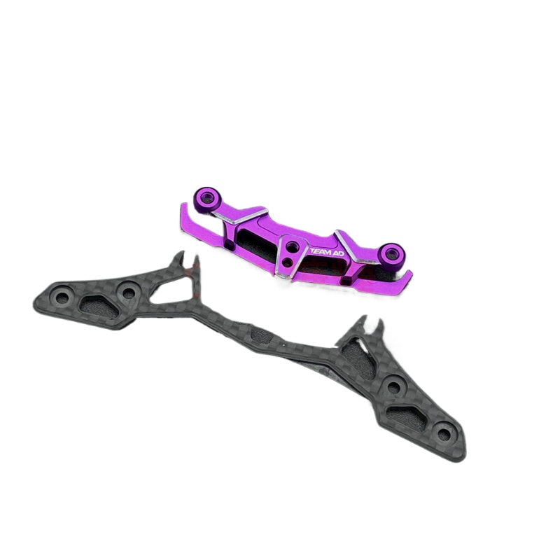 TEAM AD Metal Carbon Fiber Quick Release Front Plate FOR YOKOMO RD OVERDOSE RC DRIFT CAR