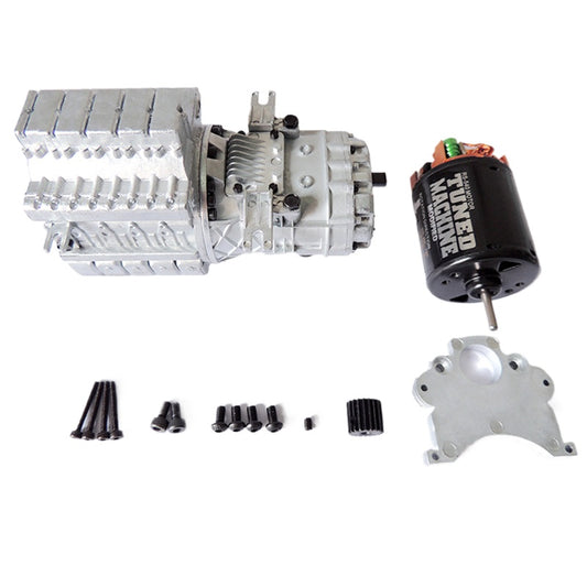 JDM-100 Automatic Continuously Variable Transmission gearbox For 1/14 Tamiya Lesu Scania Rc Truck tractor