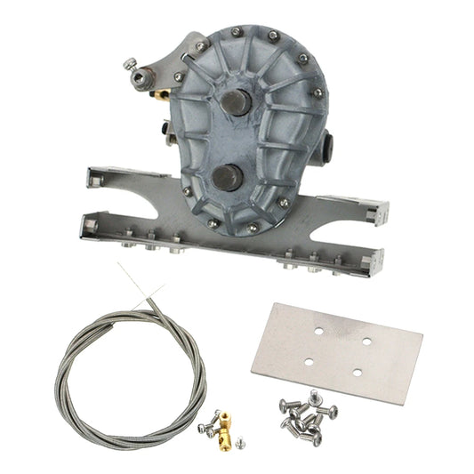 Metall Zentral Differential Geschwindigkeit Transfer Fall für 1/14 Tamiya RC Lkw 