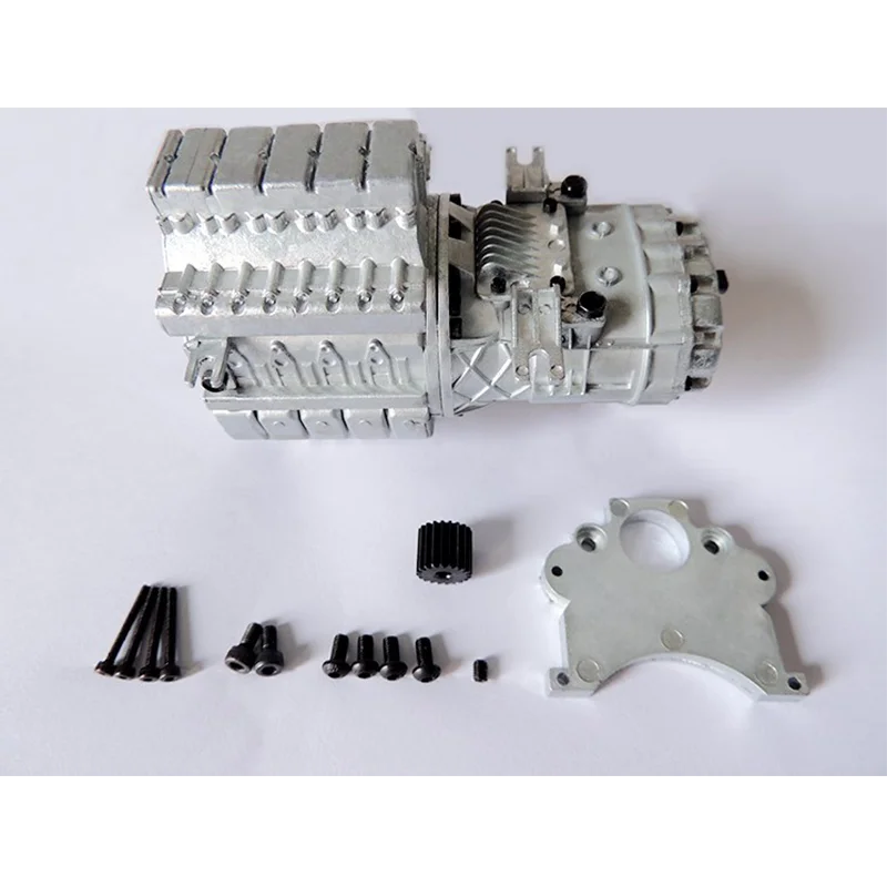 JDM-100 Automatic Continuously Variable Transmission gearbox For 1/14 Tamiya Lesu Scania Rc Truck tractor