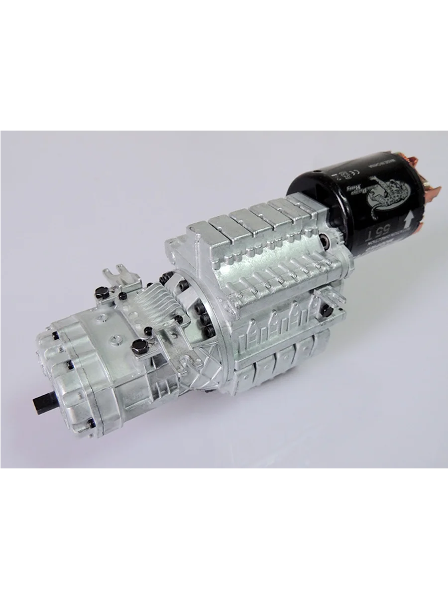 JDM-100 Automatic Continuously Variable Transmission gearbox For 1/14 Tamiya Lesu Scania Rc Truck tractor