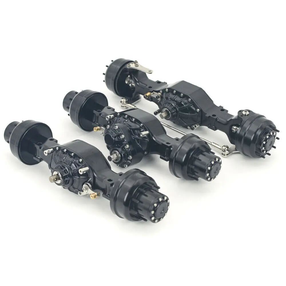 8x8 6x6 4x4 Metal Wheel Reduction Axle for 1/14 Tamiya RC Truck Tractor