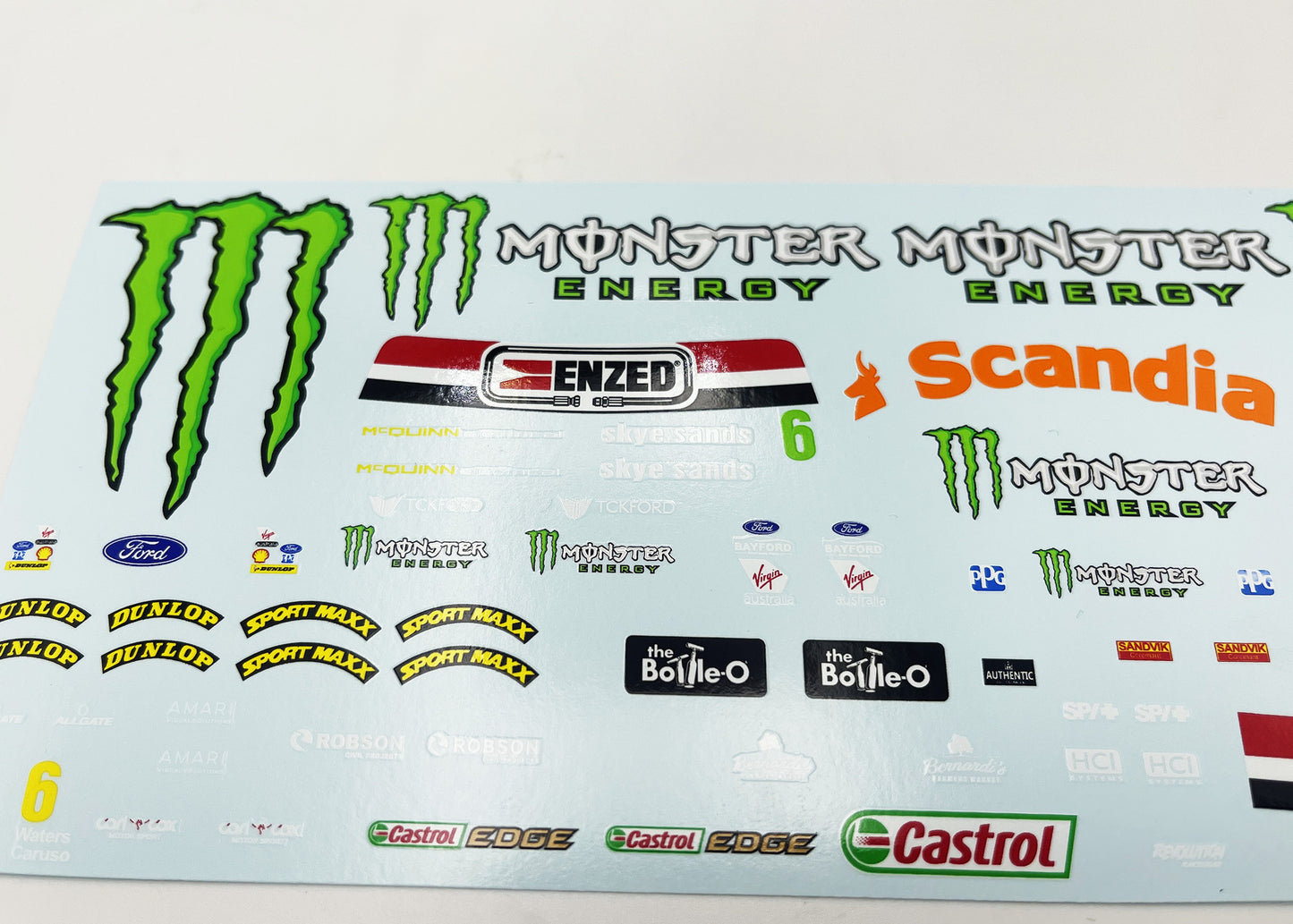 1/24 2019 Monster Mustang GT Water Slide Transfer Decals