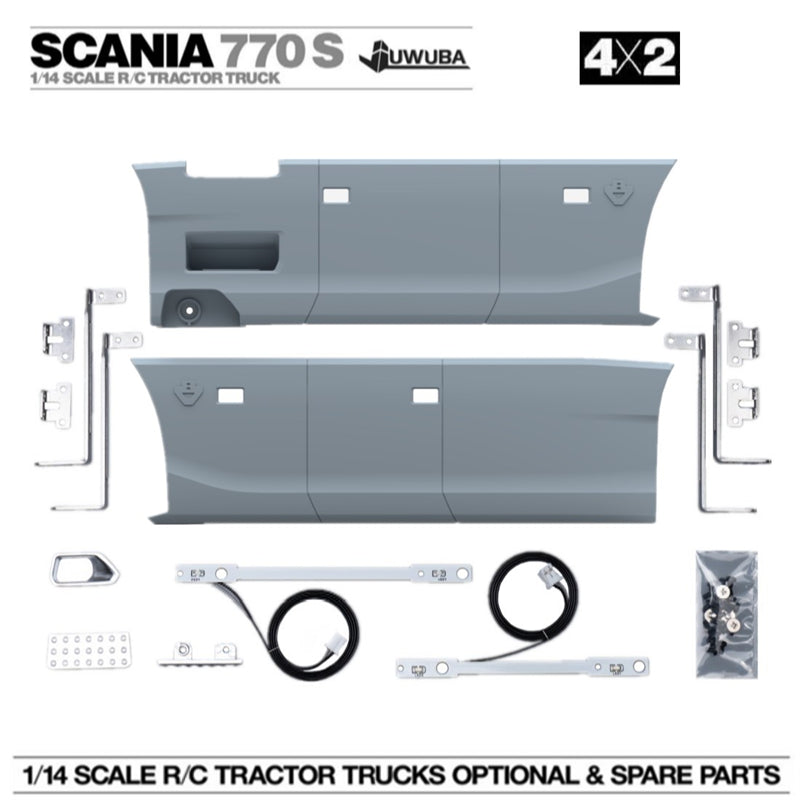 Jwb Tamiya 1/14 Scania 770S Rc Tractor 4x2 Side Baffle CBB-A42