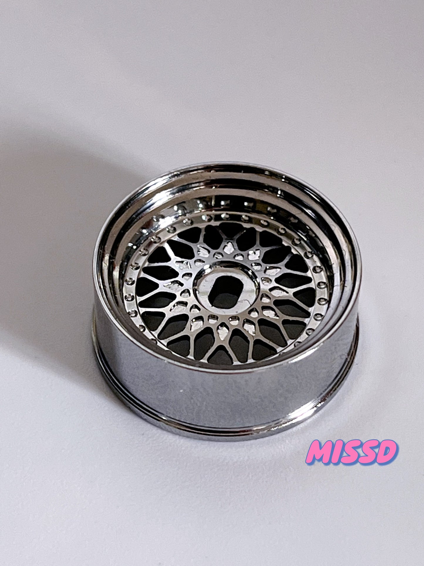 4Pcs 1/24 TG Super MINIZ Miniq TRC Art Rc Drift Car Chrome Plated Metal Wheel Hub 20MM 22mm