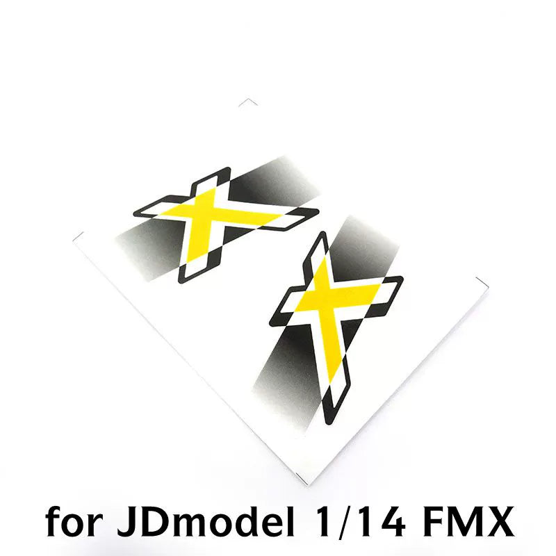 1/14 DOUBLE E FMX JDM RC TRUCK Door Decoration Sticker D408