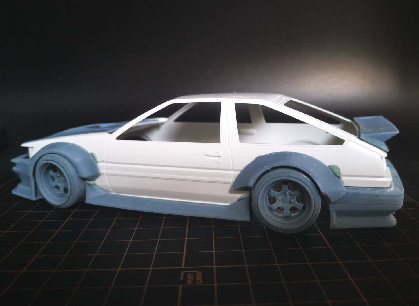 1/24 RWB AE86 85 LEVIN Resin Wide Body Modification for Aoshima 06192