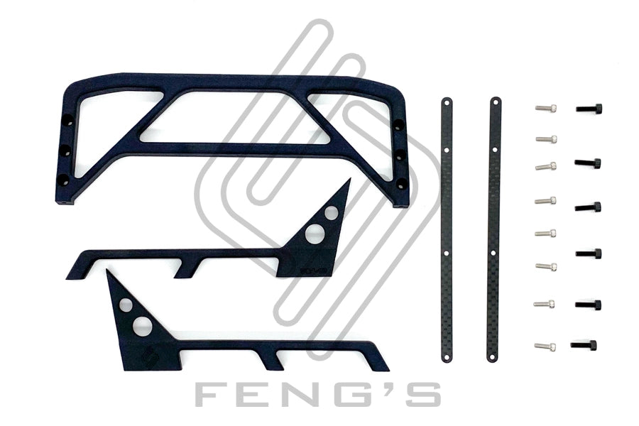 Feng's Vanquish VP VS4-10 rc car rear bucket, anti-roll frame