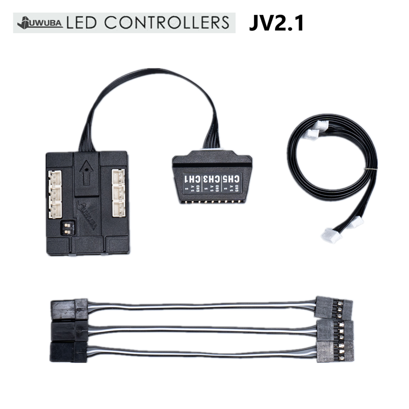 JUWUBA TAMIYA 1/14 JV2.1 RC TRACTOR Lamp Set Receiver Control Module