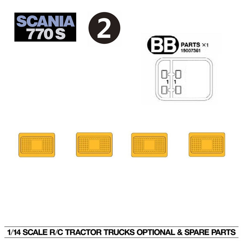 1/14 tamiya scania 56368 770s rc tractor tail lamp