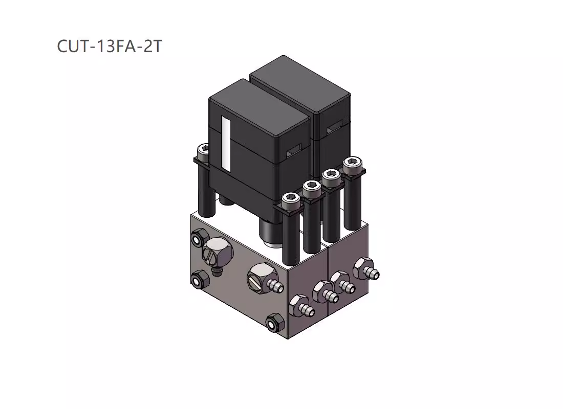 CUT MODEL CUT-13FA Hydraulic Multi-way Directional Valve RC Engineering Model