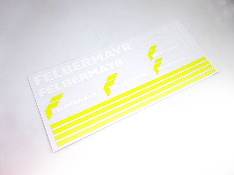 1/14 Tamiya Rc Tractor FELBERMAYR Coated Pressure Sensitive UV Sticker