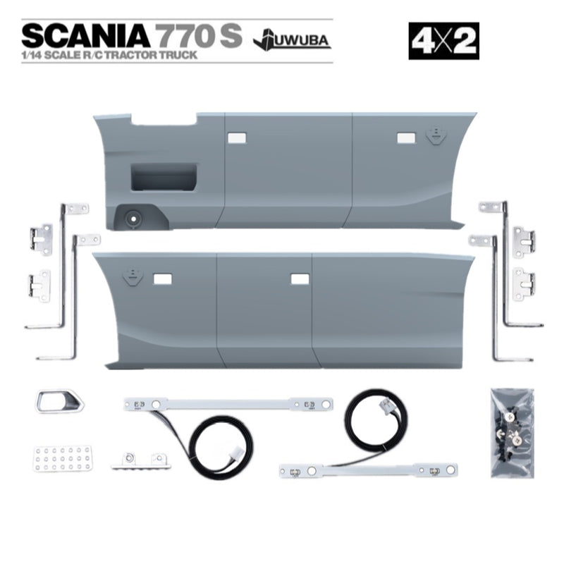 Jwb Tamiya 1/14 Scania 770S Rc Tractor 4x2 Side Baffle CBB-A42