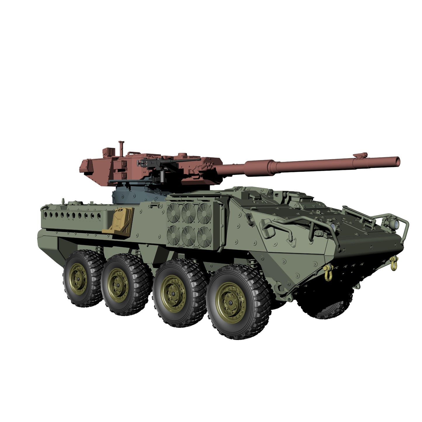 RC 1/35 m1128 Stryker 8x8 static modification KIT