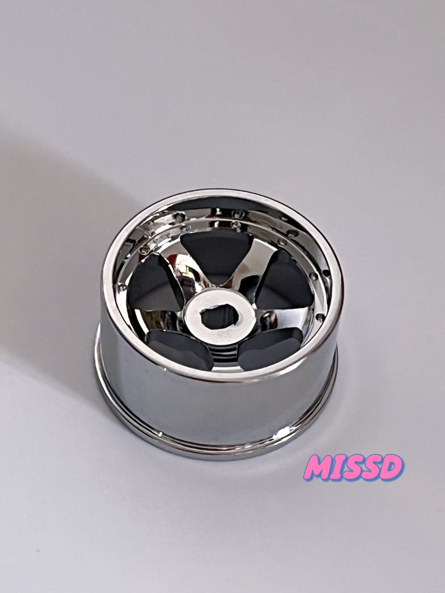 4Pcs 1/24 TG Super MINIZ Miniq TRC Art Rc Drift Car Chrome Plated Metal Wheel Hub 20MM 22mm