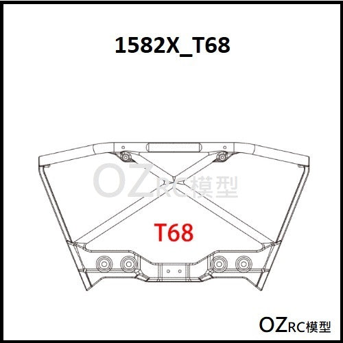 CAPO CD1582X QUEEN Rc Car Tube Rack Parts