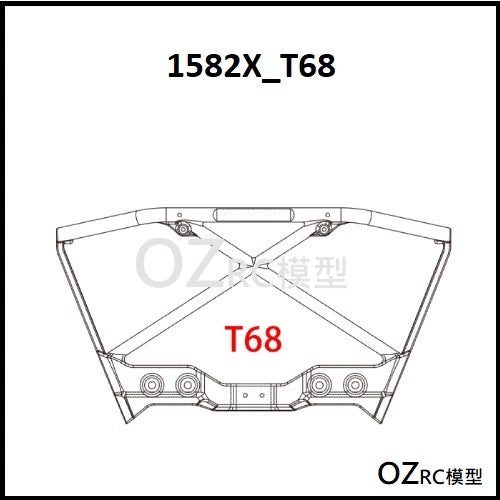 CAPO CD1582X QUEEN Rc Car Tube Rack Parts