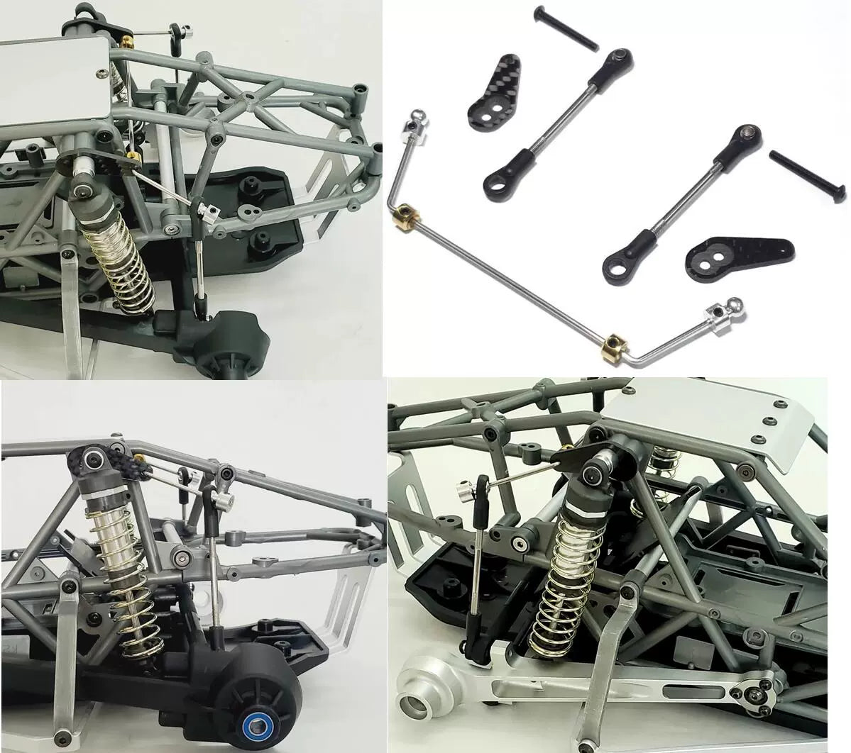 TAMIYA 1/10 BBX BB-01 Rc Car OP Parts Metal Frame Accessories