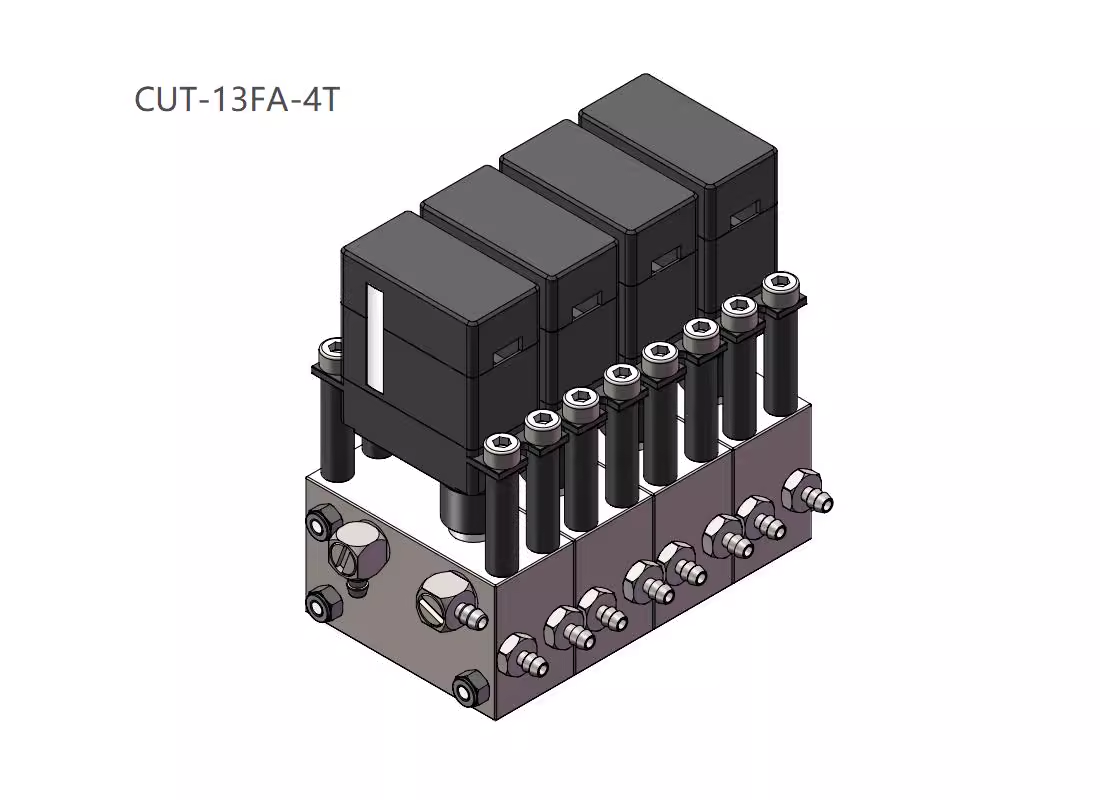 CUT MODEL CUT-13FA Hydraulic Multi-way Directional Valve RC Engineering Model