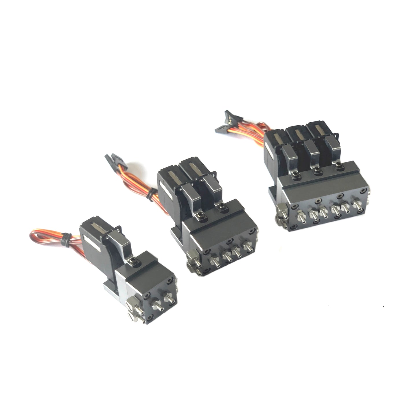 CUT MODEL CUT-9G-FA Hydraulic Model Directional Valve with Medium Return Function for 1/14 Rc Excavator