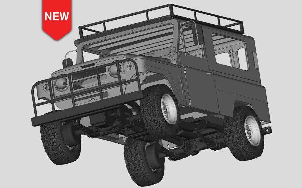 1/24 PATROL G60 SUV full door structure 3D printed resin model kit