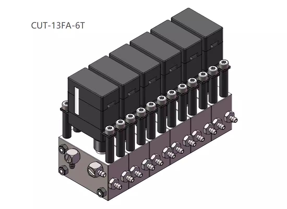 CUT MODEL CUT-13FA Hydraulic Multi-way Directional Valve RC Engineering Model