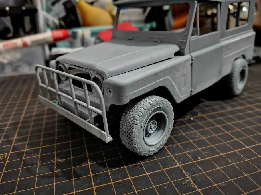 1/24 PATROL G60 SUV full door structure 3D printed resin model kit