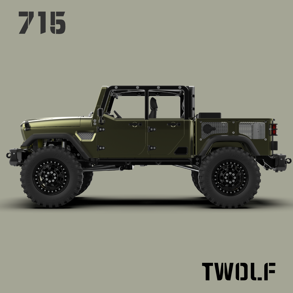 TWOLF 715 1/10 All Metal RC Pickup KIT