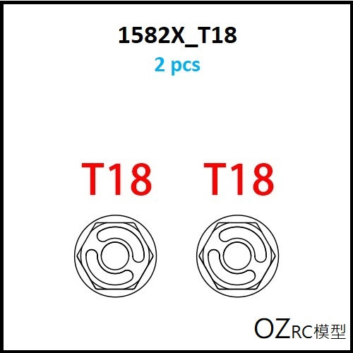 CAPO CD1582X QUEEN Rc Car Rear Axle Parts