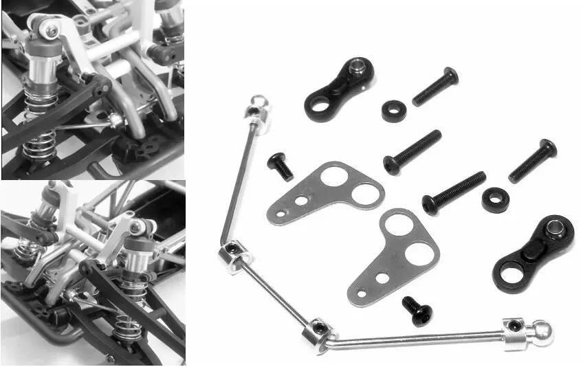 TAMIYA 1/10 BBX BB-01 Rc Car OP Parts Metal Frame Accessories