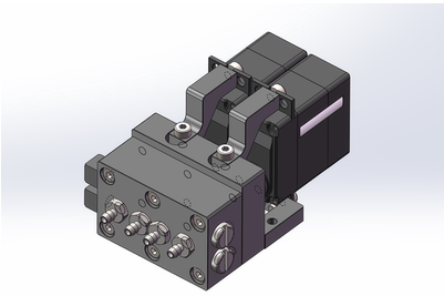 CUT MODEL CUT-9G-FA Hydraulic Model Directional Valve with Medium Return Function for 1/14 Rc Excavator