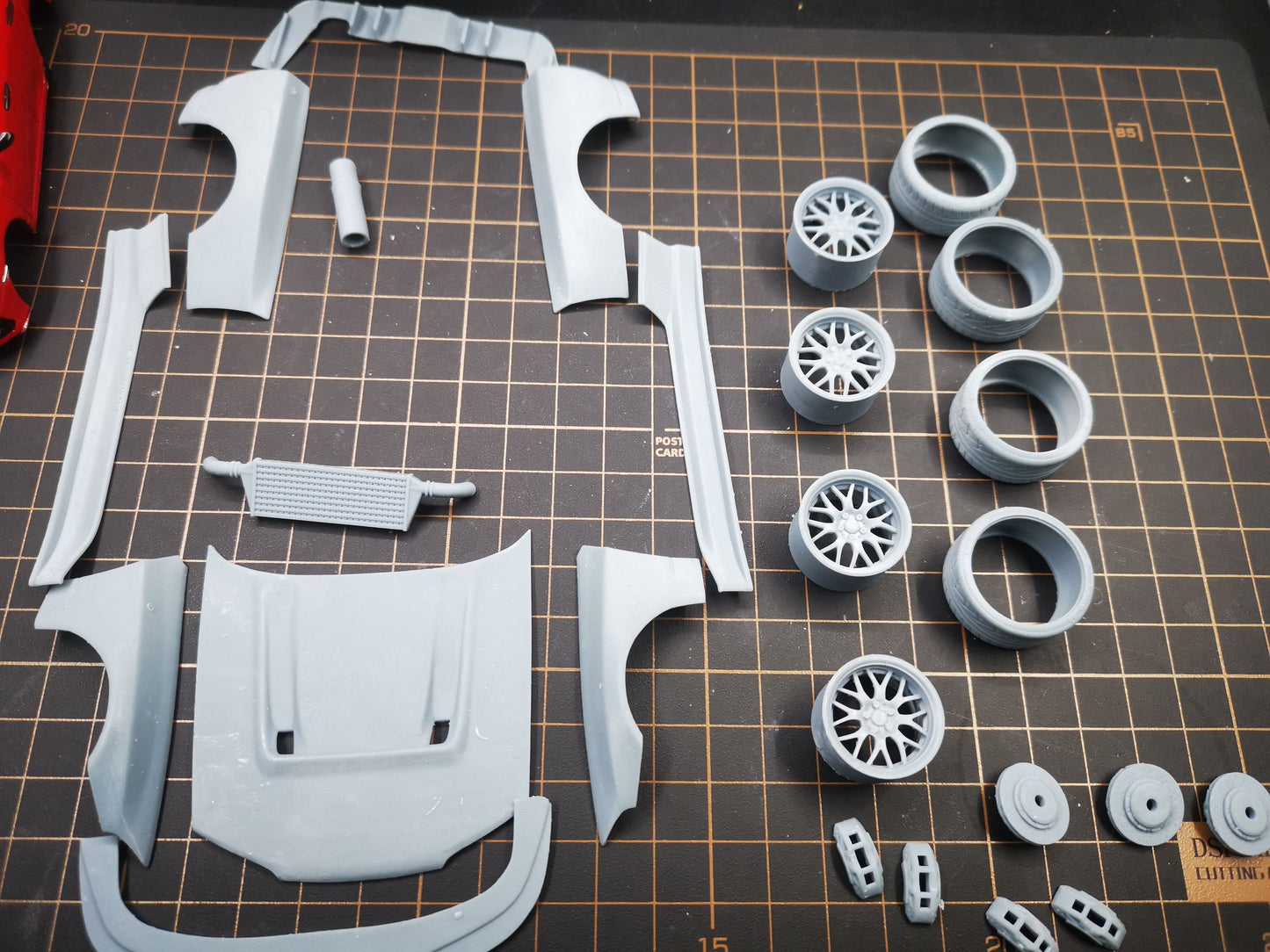 1/24 R32 PISTONZERO Resin Wide Body Modification for Tamiya