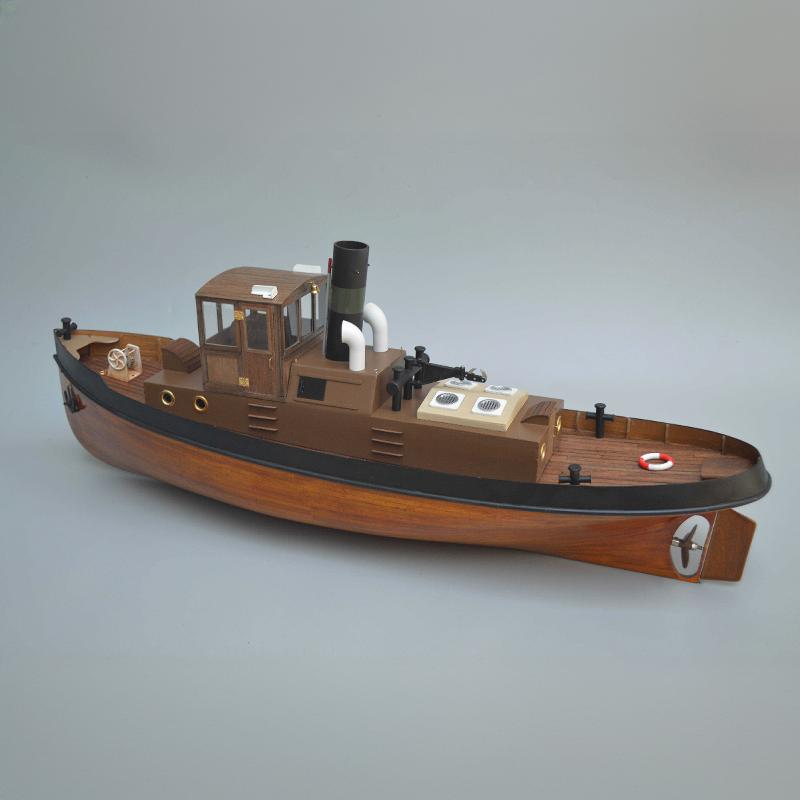 Tonyray 1/18 Vintage Steam Tug RC Wood kit Set