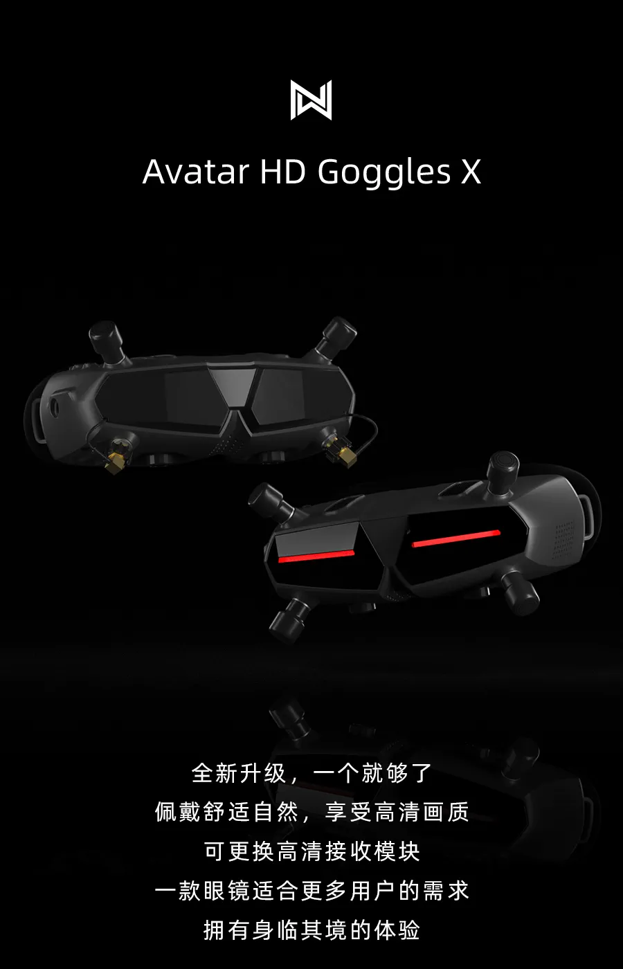 Walksnail Avatar HD gogglesX FPV glasses