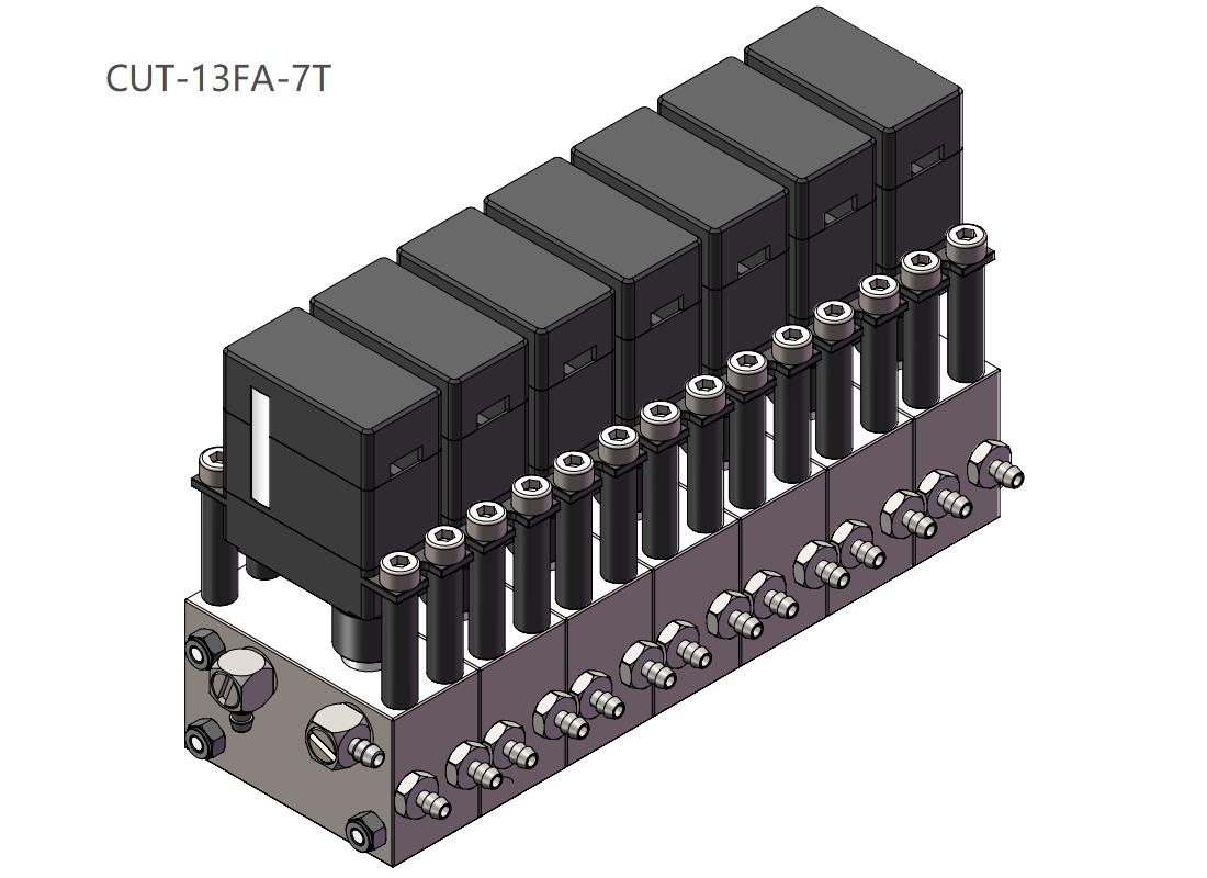 CUT MODEL CUT-13FA Hydraulic Multi-way Directional Valve RC Engineering Model