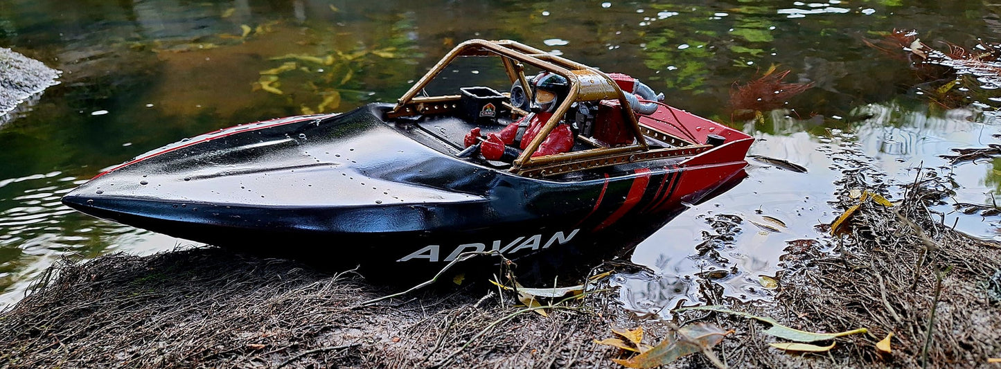 3D Printed Rc Jet Boat Ragnarok with M-JET-35 Jet Pump Kit 55CM