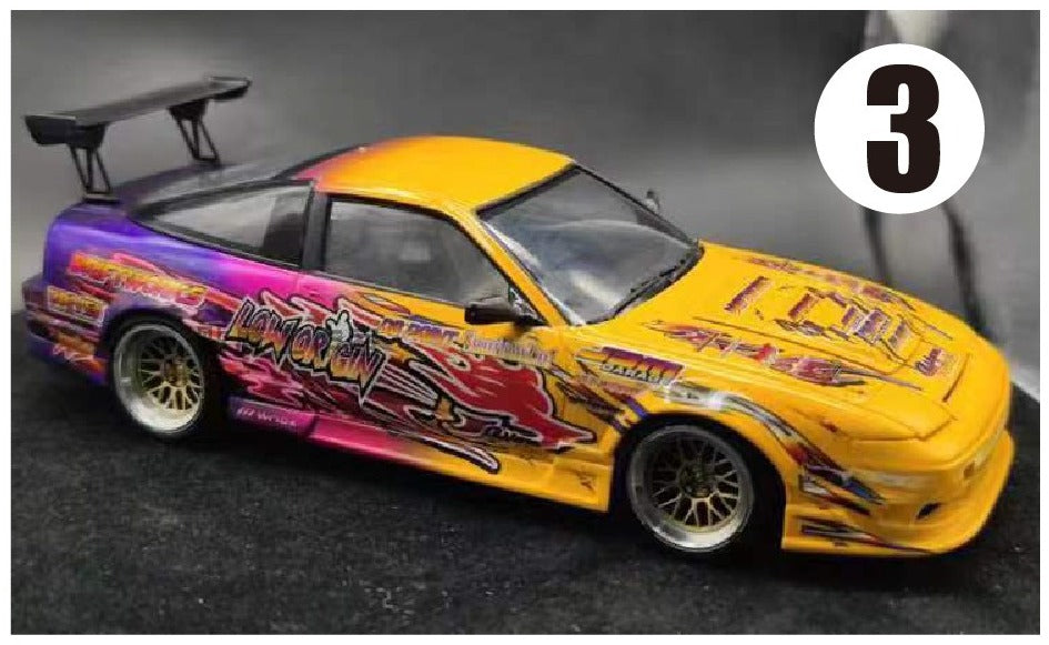 1/24 EVA S13  S15 Rc Drift Car Water Slide Transfer Decals