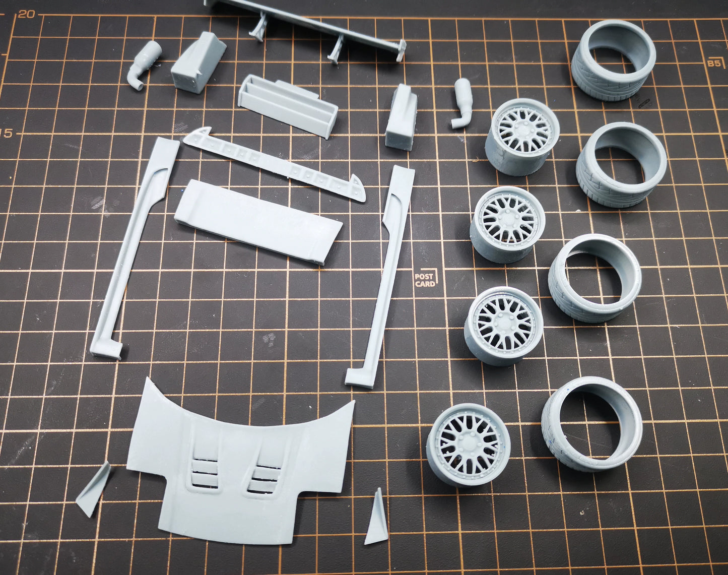 1/24 InitiaD Hokijoho NSX Resin Surround Modifikation passend für Tamiya 