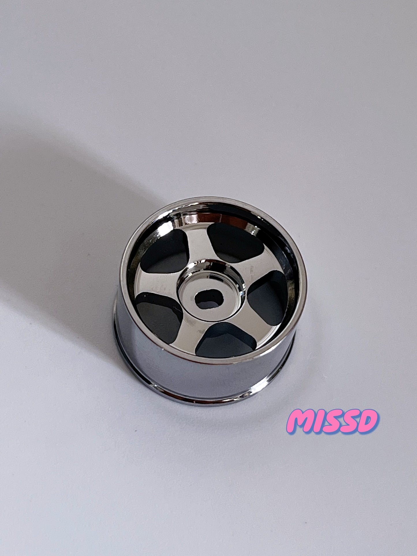 4Pcs 1/24 TG Super MINIZ Miniq TRC Art Rc Drift Car Chrome Plated Metal Wheel Hub 20MM 22mm