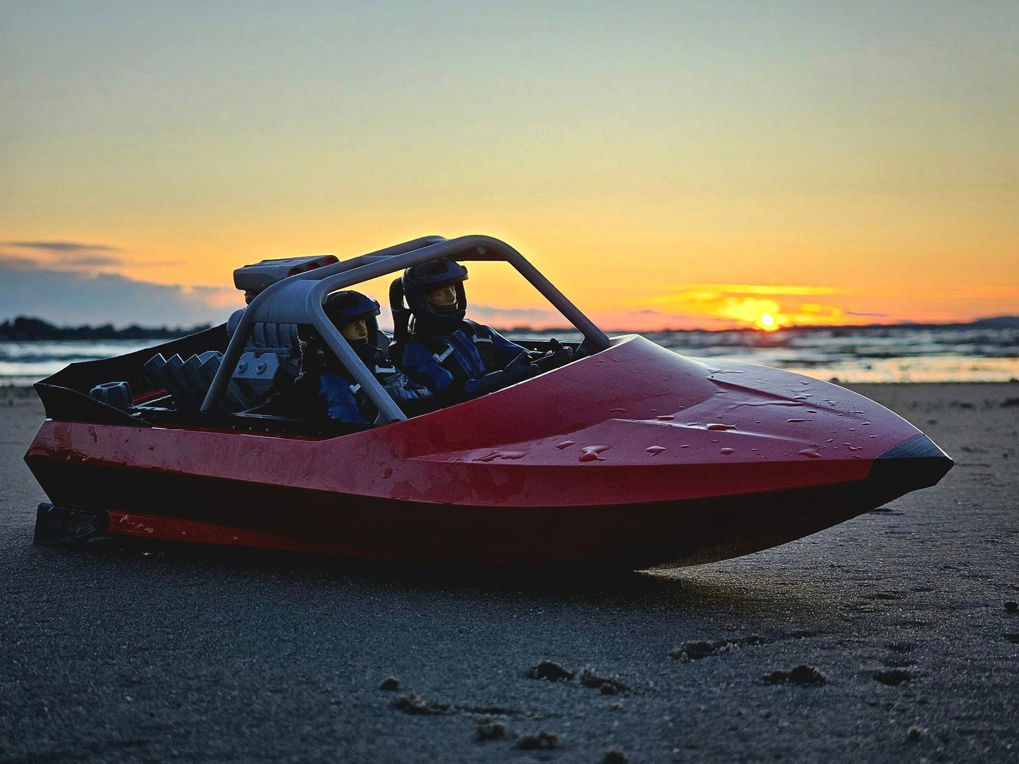 39Cm 3D Printed Super Sprint with M-JET-35 Rc Jet Boat KIT