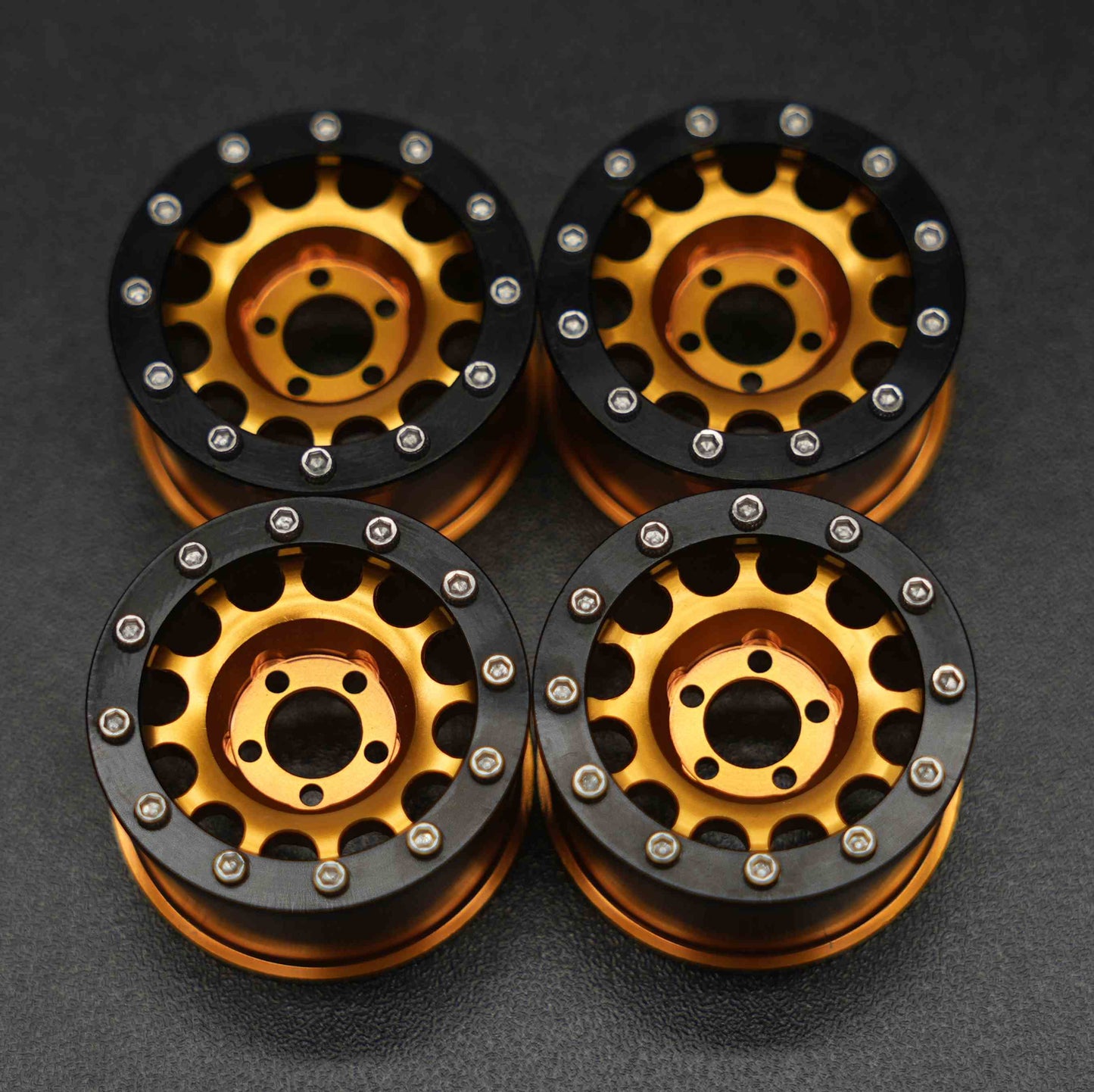 4pcs CAPO CUB1 CUB2 Rc Car Full Metal Wheels