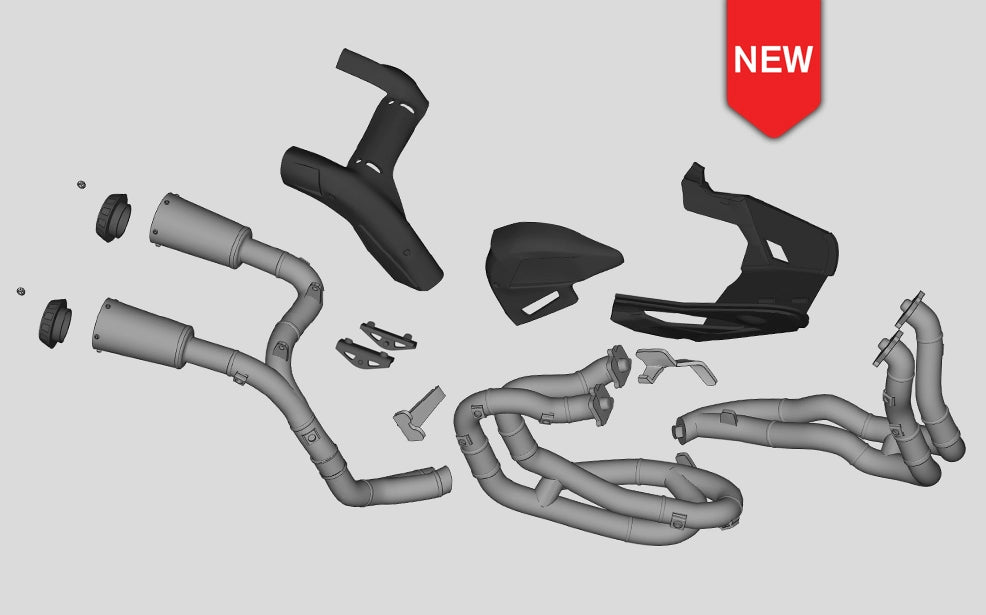 1/12 AK V4S V4R Scorpio exhaust fot tamiya