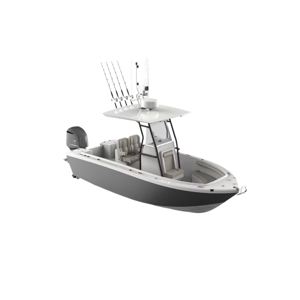 1/12 fishing boat rc kit with outboard thruster