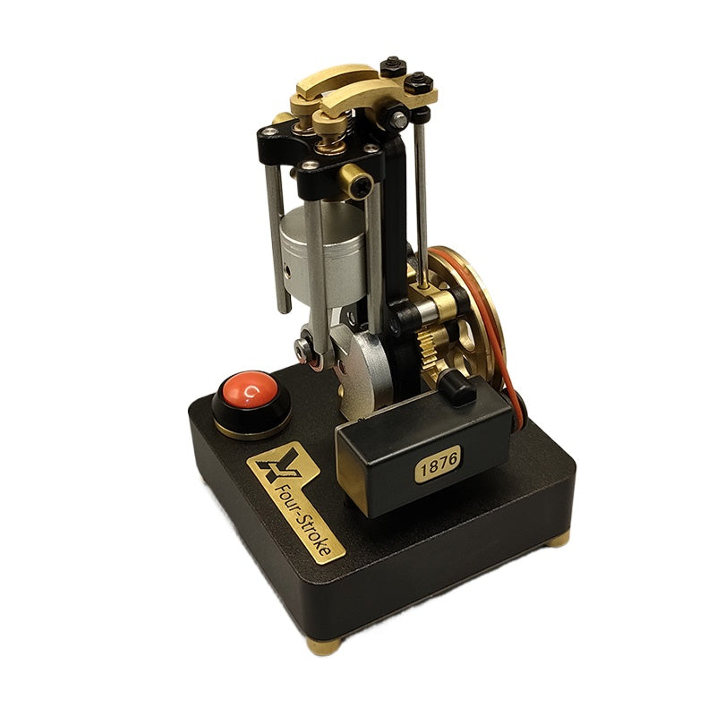 Mini movable metal horizontal bar four-stroke engine model